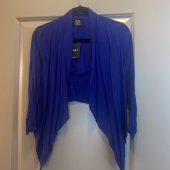 Royal blue forever 21 blazer - Picture 1 of 4